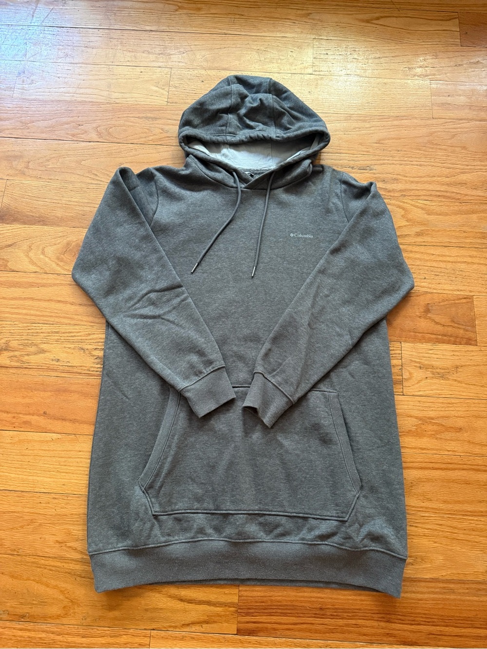 Columbia Women's Charcoal Gray Pullover Long Line Hoodie
